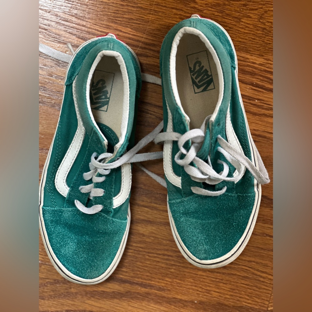 Vans Kids Green Sneakers size 4